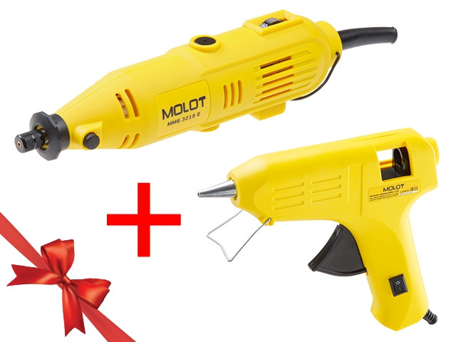 Гравер электрический MOLOT MMG 3215 E в чем.+ аксессуары + АКЦИЯ!