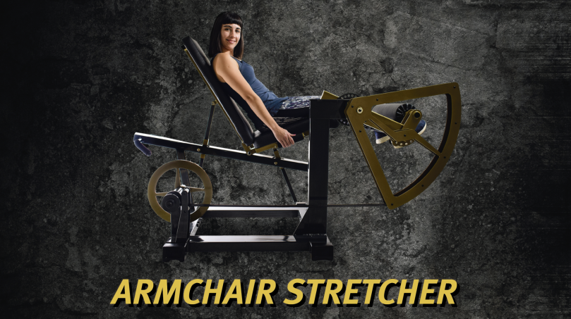 Кресло-лежак для тренировки бицепса и квадрицепса бедра Armchair Stretcher
