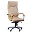 Кресло руководителя НОВА хром, стулья NOVA Chrome натуральная кожа SPLIT, фото 2