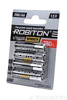 Батарейка (элемент питания) Robiton WINNER R-FR6-BL4 FR6 BL4, 1 штука