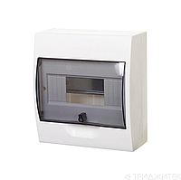 Щит ЩРн-П-8 IP41 пластиковый белый прозрачная дверь IEK MKP12-N-08-40-20