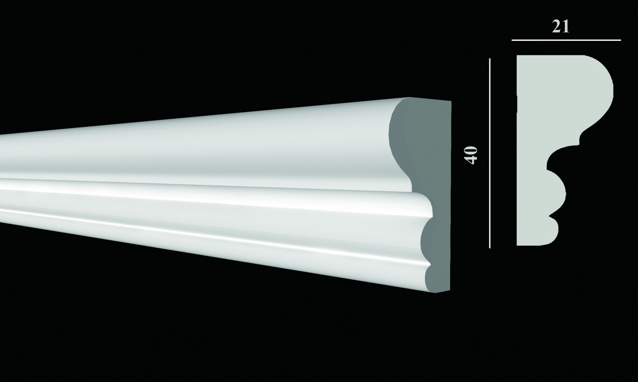 DD608 Молдинг (40х21x2000мм)