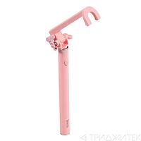 Монопод Hoco k5 Neoteric wire controllable Selfie Stick, розовый