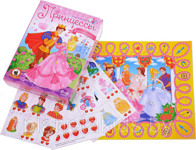Игра детская настольная "Принцессы", 03035 - фото 2 - id-p124933251