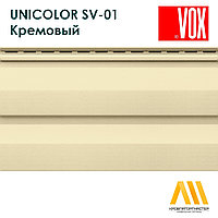 Сайдинг ПВХ VOX UNICOLOR SV-01, Кремовый