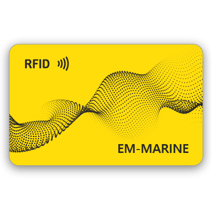 Пластиковая RFID-карта Em-Marine с печатью