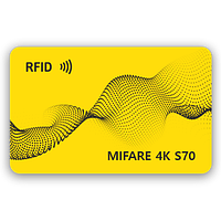 Пластиковая RFID-карта Mifare 4K S70 (4/7 byte UID)