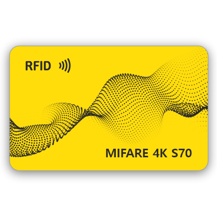 Пластиковая RFID-карта Mifare 4K S70 (4/7 byte UID) - фото 1 - id-p124725150