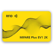 Пластиковая RFID-карта Mifare Plus EV1 2K (4/7 byte UID) с печатью