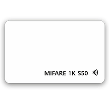 Белая RFID-карта Mifare 1K S50 (4/7 byte UID)
