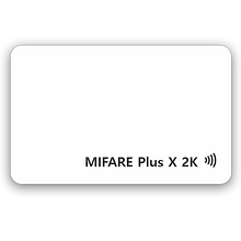 Белая RFID-карта Mifare Plus X 2K (4/7 byte UID)