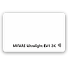 Белая RFID-карта Mifare Plus EV1 2K (4/7 byte UID)