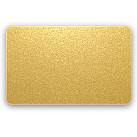 Золотая пластиковая карта без печати, фото 1