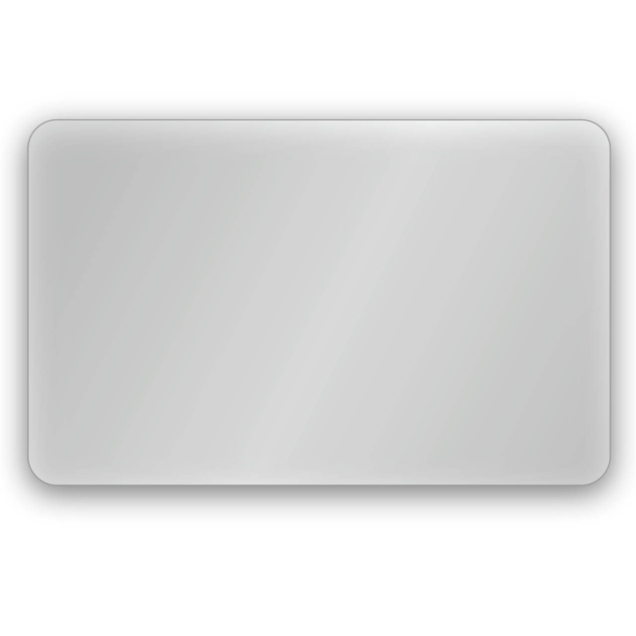 Прозрачная пластиковая карта без печати - фото 1 - id-p67337355