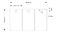 Заготовка 3-TAG карт без печати, фото 2