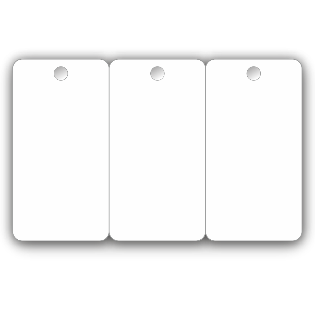Заготовка 3-TAG карт без печати