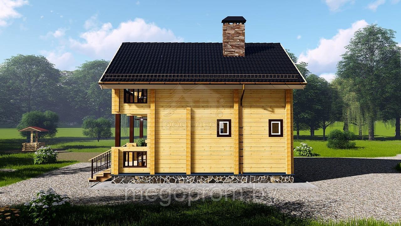 Купить сруба бани из бруса 7,2*5,5м (2 этажа) - фото 10 - id-p124946123