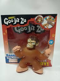 Игрушка герои, тянущаяся Гуджицу Goo Jit Zu Thrash обезьяна
