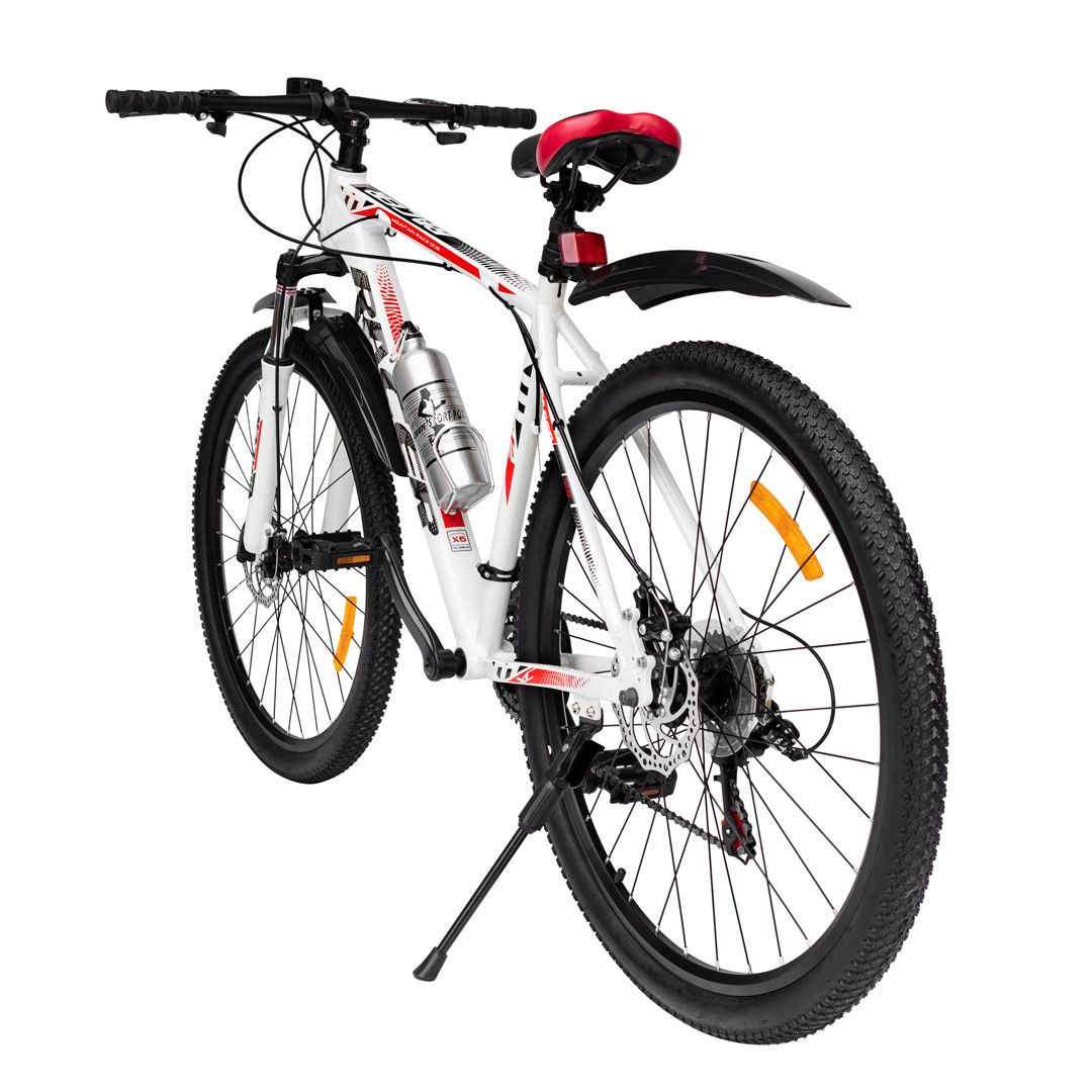 Горный велосипед RS Racer 27.5 (белый/красный) - фото 5 - id-p124141028