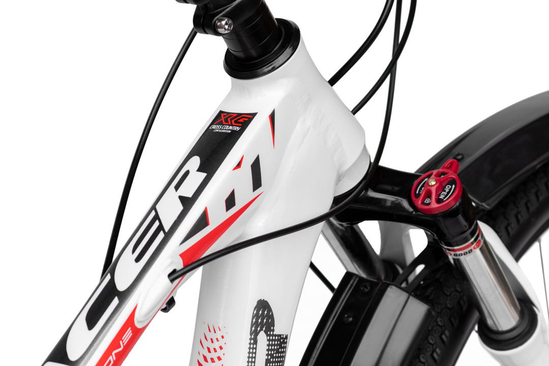 Горный велосипед RS Racer 27.5 (белый/красный) - фото 8 - id-p124141028