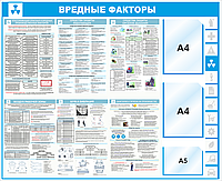 Уголок по охране труда "Вредные факторы", 1220*1000 мм