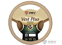 Оплётка на руль PSV VEST (EXTRA) PLUS Fiber (Бежевый) М