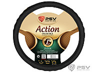 Оплётка на руль PSV ACTION Fiber (Черный) L