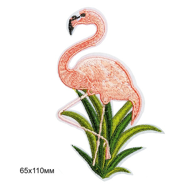 Термоаппликация Фламинго 6,5*11 см