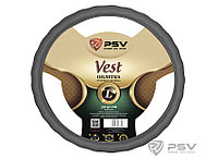 Оплётка на руль PSV VEST (EXTRA) Fiber (Серый) L