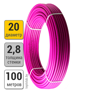 Труба из полиэтилена ProAqua PERT/EVOH 20х2,8 (100 м)