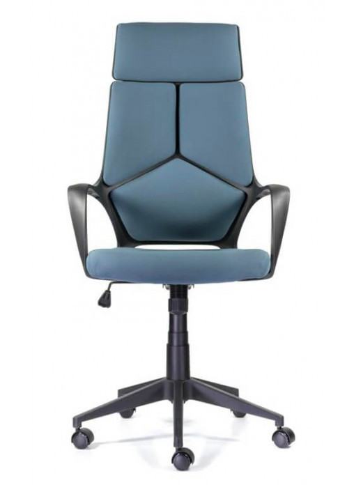 Кресло М-710 АЙКЬЮ/IQ BLACK (голубой) - фото 2 - id-p124983053
