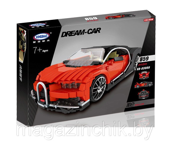 Конструктор Bugatti Veyron XINGBAO XB-03009 MOC, аналог Лего Техник - фото 5 - id-p124987753