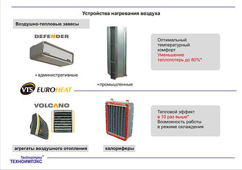 Устройства нагревания воздуха