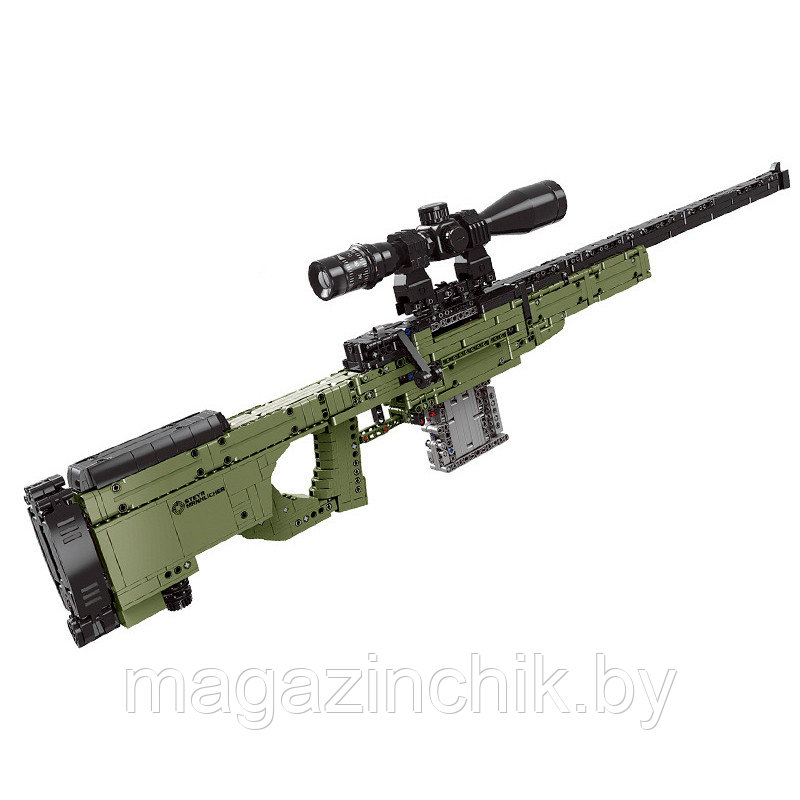 Конструктор Снайперская винтовка Оружие, 1491 дет., 24002, аналог LEGO - фото 3 - id-p124989041