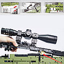 Конструктор Снайперская винтовка Оружие, 1491 дет., 24002, аналог LEGO, фото 6