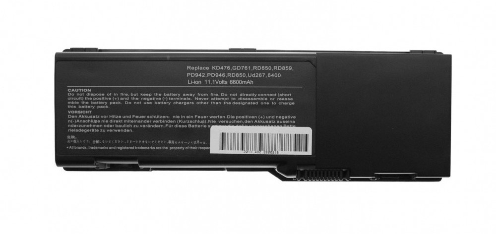Аккумуляторная батарея для Dell Inspiron 6400. Увеличенная емкость