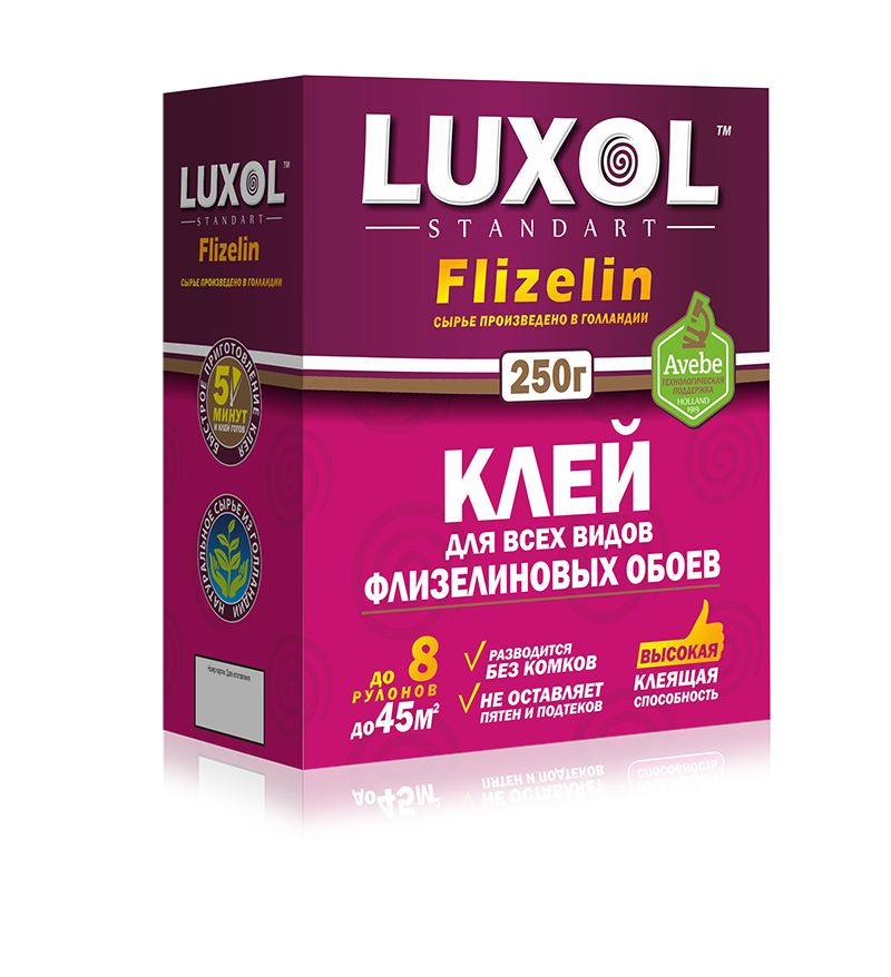 Клей обойный «LUXOL флизелин» (Standart), 250 г