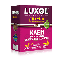 Клей обойный «LUXOL флизелин» (Standart), 250 г