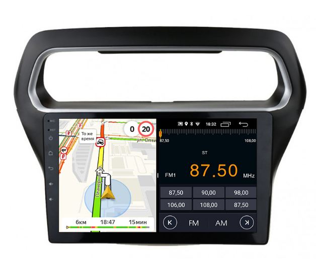 Штатная магнитола Parafar для Ford Escort на Android 13 (2/32Gb + 4G) (PF232FHD)