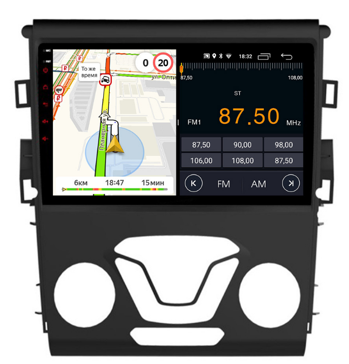 Штатная магнитола Parafar для Ford Fusion 2015+ на Android 13 (2/32Gb + 4G) (PF966FHD)