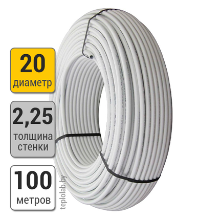 Труба металлопластиковая Maincor PERT/ALU/PERT 20x2,25 (100 м), фото 2