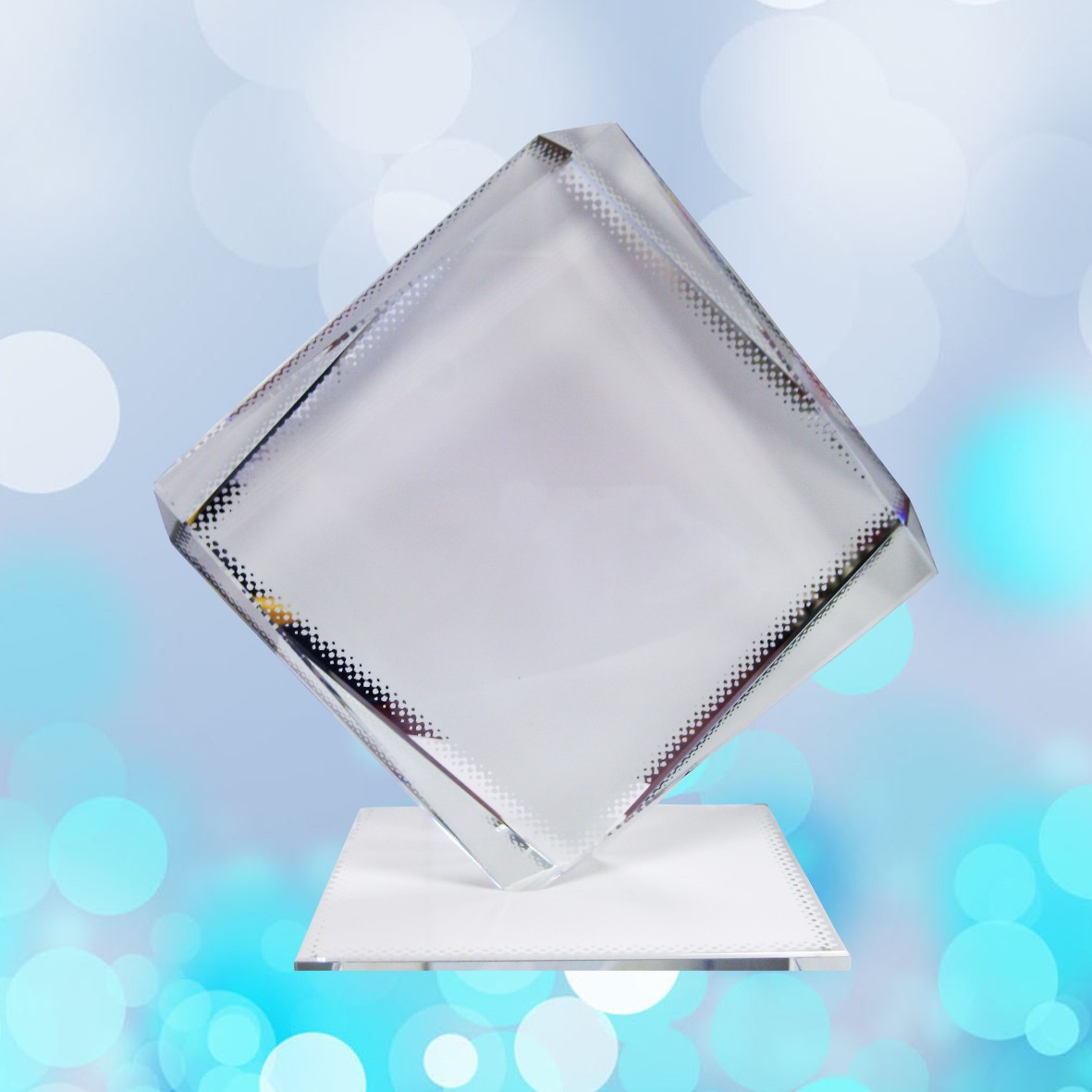Фотокристалл Куб с подставкой - фото 1 - id-p8236079