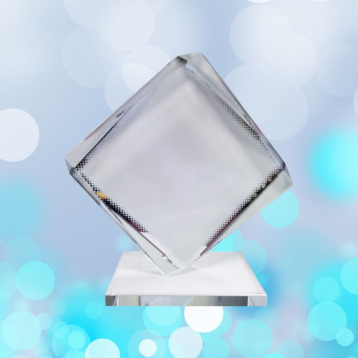 Фотокристалл Куб с подставкой - фото 2 - id-p8236079