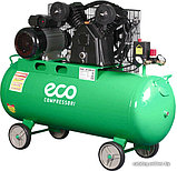 Компрессор ECO AE-1004-22 (380 л/мин, 8 атм, ременной, масляный, ресив. 100 л, 220 В, 2.20 кВт), фото 6
