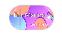 RFID-брелок с чипом Em-Marine 4100 (овальный)