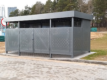 Ограждения и навесы для контейнеров ТБО, фото 2