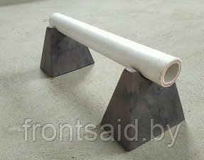 Фиксатор "Стульчик" для арматуры, бетонный, для сыпучих грунтов и мягких оснований.