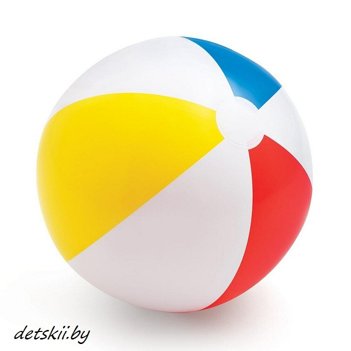 Intex Пляжный глянцевый мяч 51 см, возраст 3+ - фото 1 - id-p125026872