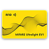 Пластиковая RFID-карта Mifare Ultralight EV1 (4/7 byte UID) с печатью