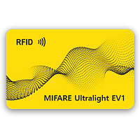 Пластиковая RFID-карта Mifare Ultralight EV1 (4/7 byte UID) с печатью